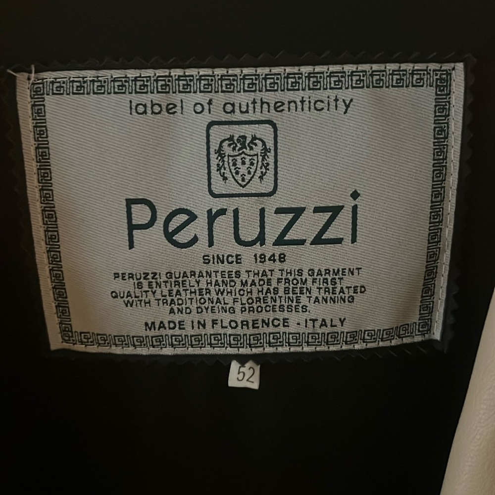 Peruzzi leather jacket